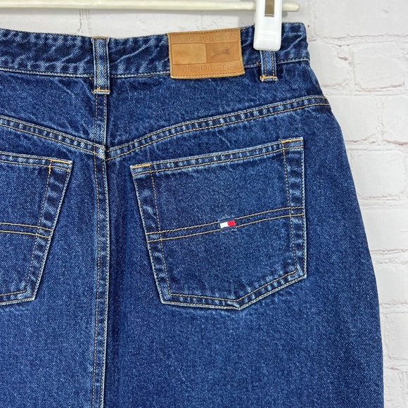 Tommy Hilfiger Blue Denim Maxi Skirt - Picture 5 of 16